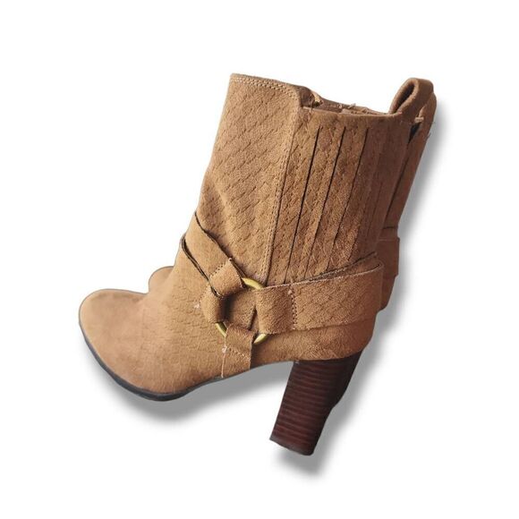 COCONUTS by Matisse Women’s Brown Suede Zip Up Boots sz 6 Minimalist Western - Picture 2 of 6